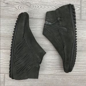 Minnetonka Fringe Booties